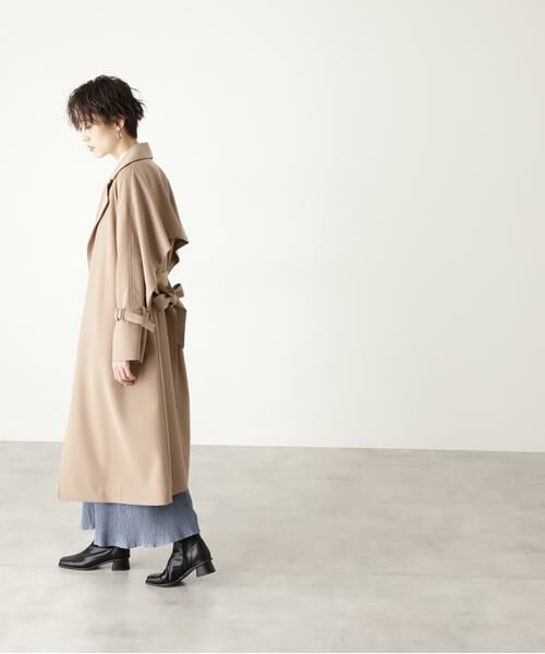 ＊＊N.Natural Beauty Basic / エヌ ナチュラルビューティーベーシック アウター | ドレープヨークトレンチコート | 詳細9