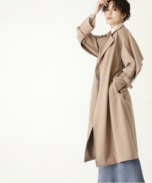 ＊＊N.Natural Beauty Basic / エヌ ナチュラルビューティーベーシック アウター | ドレープヨークトレンチコート | 詳細10