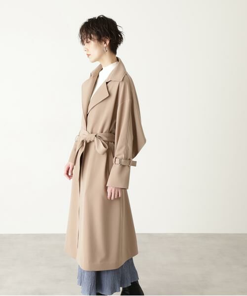 ＊＊N.Natural Beauty Basic / エヌ ナチュラルビューティーベーシック アウター | ドレープヨークトレンチコート | 詳細12
