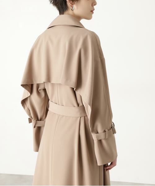 ＊＊N.Natural Beauty Basic / エヌ ナチュラルビューティーベーシック アウター | ドレープヨークトレンチコート | 詳細14