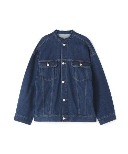 美品　NARU　ナルファクトリー　ノーカラーデニムジャケット　ブルゾン　Gジャン ノーカラーGジャン （ブルゾン）｜＊＊N.Natural Beauty Basic / エヌ