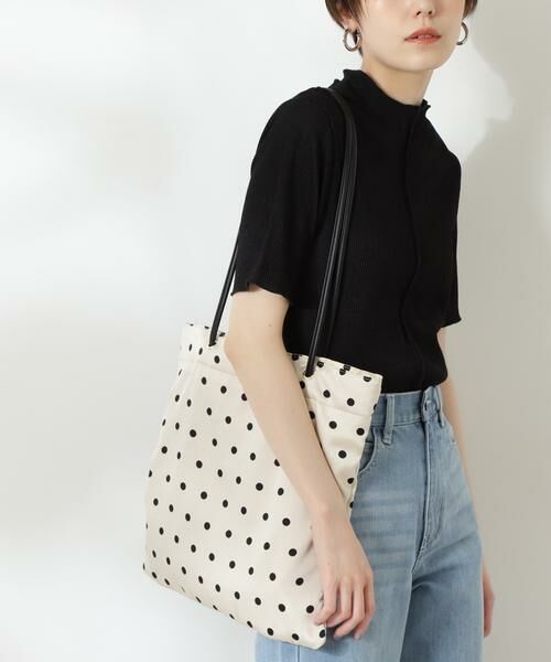 **N.Natural Beauty Basic / エヌ ナチュラルビューティーベーシック トートバッグ | 水玉トートバッグ | 詳細17