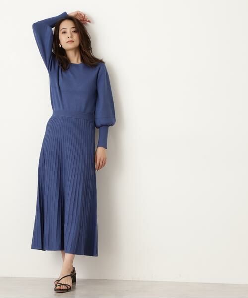 **N.Natural Beauty Basic / エヌ ナチュラルビューティーベーシック ワンピース | ボートネックニットセットアップ | 詳細3