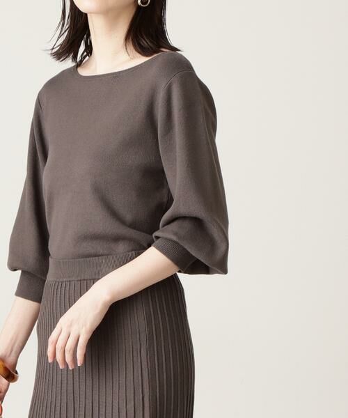 **N.Natural Beauty Basic / エヌ ナチュラルビューティーベーシック ワンピース | ボートネックニットセットアップ | 詳細11