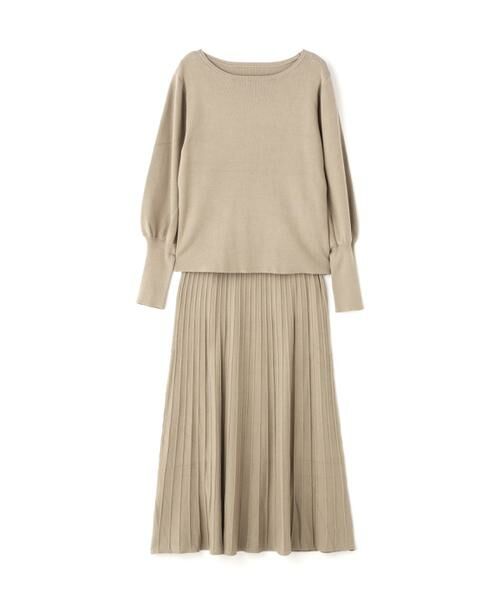 **N.Natural Beauty Basic / エヌ ナチュラルビューティーベーシック ワンピース | ボートネックニットセットアップ | 詳細14