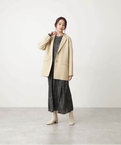 NATURAL BEAUTY BASIC リラクシージャケット 楽天市場】＜リラクシーブッチャーセットアップシリーズ＞ ノー