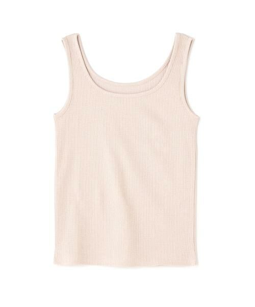 ＊＊N.Natural Beauty Basic / エヌ ナチュラルビューティーベーシック カットソー | ラメタンクトップ（ベージュゴールド）