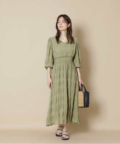 ＊＊N.Natural Beauty Basic / エヌ ナチュラルビューティーベーシック ワンピース | マジョリカプリーツワンピース | 詳細3