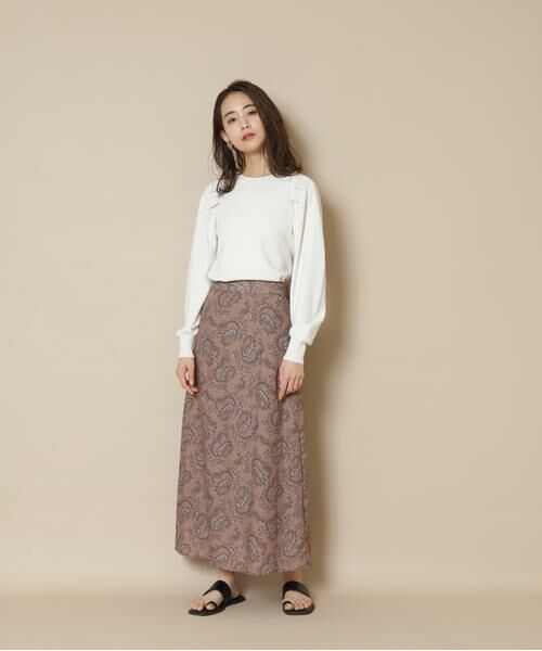 ＊＊N.Natural Beauty Basic / エヌ ナチュラルビューティーベーシック ニット・セーター | 総針パフスリーブニット | 詳細2