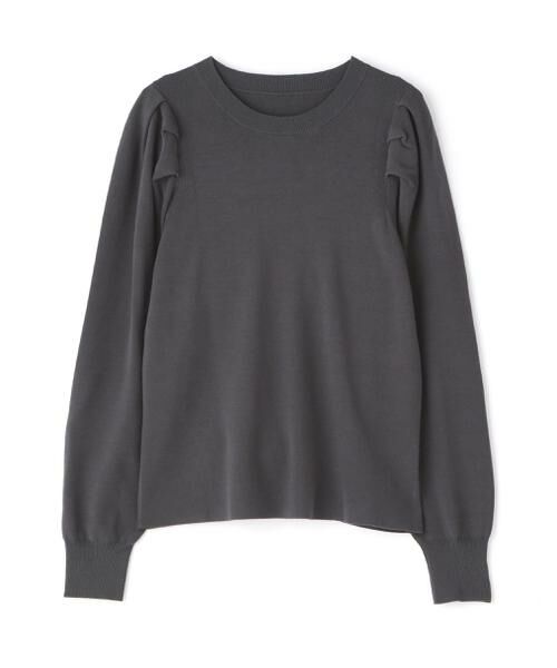 ＊＊N.Natural Beauty Basic / エヌ ナチュラルビューティーベーシック ニット・セーター | 総針パフスリーブニット | 詳細6