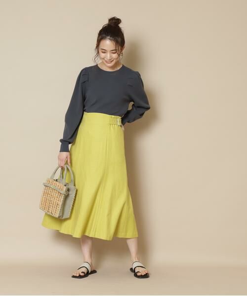 ＊＊N.Natural Beauty Basic / エヌ ナチュラルビューティーベーシック ニット・セーター | 総針パフスリーブニット | 詳細7