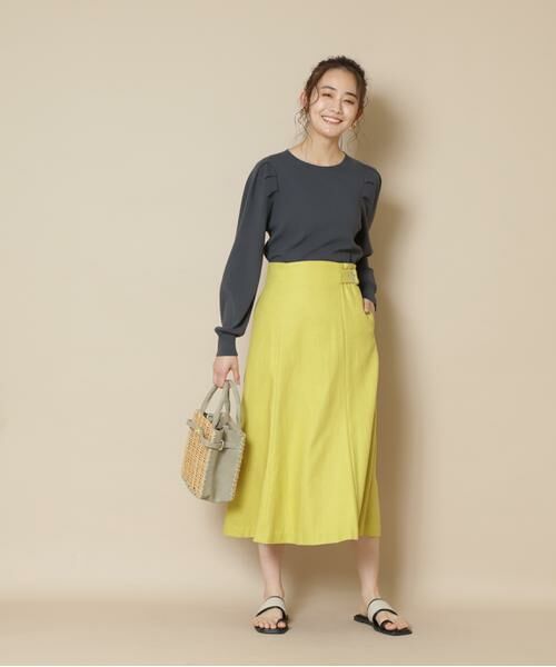 ＊＊N.Natural Beauty Basic / エヌ ナチュラルビューティーベーシック ニット・セーター | 総針パフスリーブニット | 詳細8