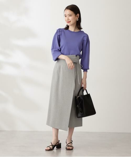 ＊＊N.Natural Beauty Basic / エヌ ナチュラルビューティーベーシック ニット・セーター | 総針パフスリーブニット | 詳細15