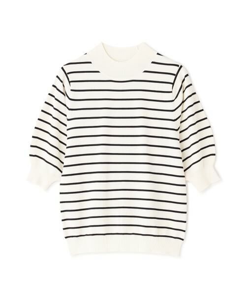 ＊＊N.Natural Beauty Basic / エヌ ナチュラルビューティーベーシック ニット・セーター | プレーティング天竺ボトルネックパフ袖ニット | 詳細1