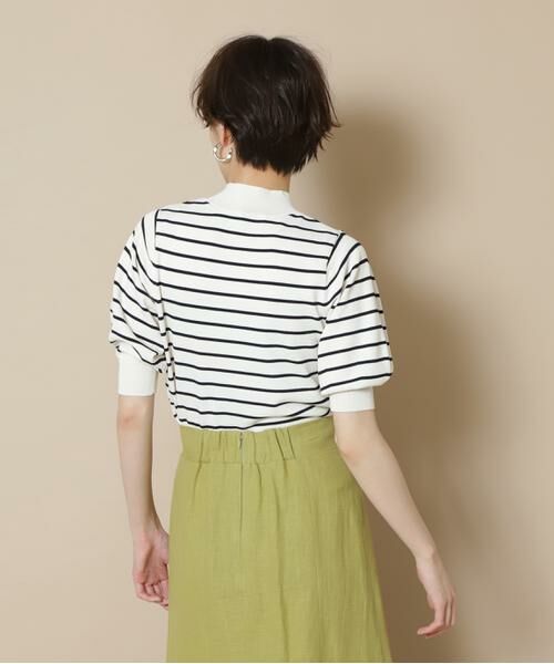 ＊＊N.Natural Beauty Basic / エヌ ナチュラルビューティーベーシック ニット・セーター | プレーティング天竺ボトルネックパフ袖ニット | 詳細5