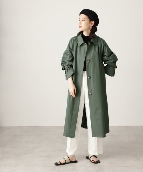 ＊＊N.Natural Beauty Basic / エヌ ナチュラルビューティーベーシック アウター | ラグランステンカラーコート | 詳細2