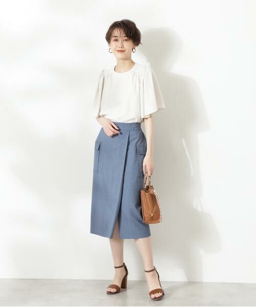 ＊＊N.Natural Beauty Basic / エヌ ナチュラルビューティーベーシック スカート | フラップポケットタイトスカート《S Size Line》 | 詳細5
