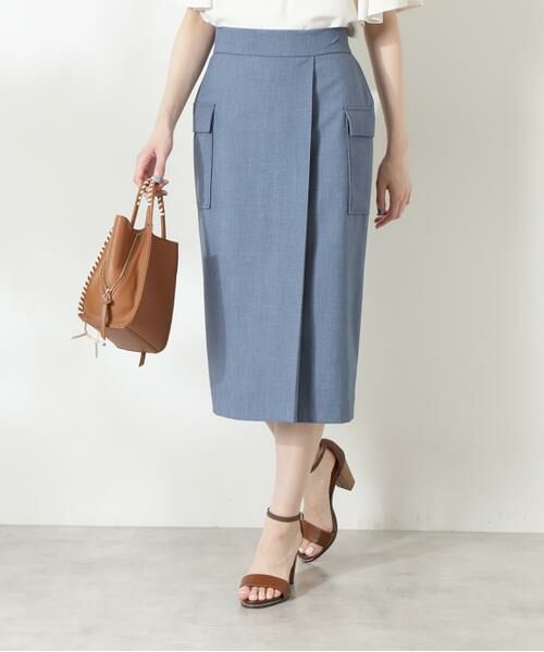 ＊＊N.Natural Beauty Basic / エヌ ナチュラルビューティーベーシック スカート | フラップポケットタイトスカート《S Size Line》 | 詳細6