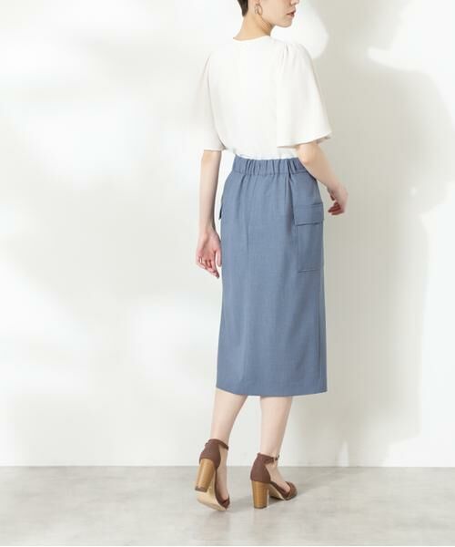 ＊＊N.Natural Beauty Basic / エヌ ナチュラルビューティーベーシック スカート | フラップポケットタイトスカート《S Size Line》 | 詳細7