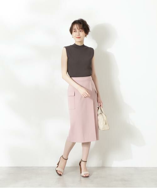 ＊＊N.Natural Beauty Basic / エヌ ナチュラルビューティーベーシック スカート | フラップポケットタイトスカート《S Size Line》 | 詳細14