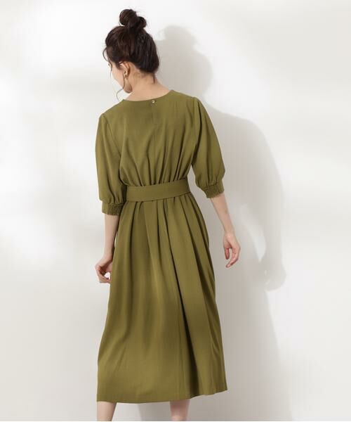 ＊＊N.Natural Beauty Basic / エヌ ナチュラルビューティーベーシック ワンピース | サッシュベルト付ワンピース | 詳細10