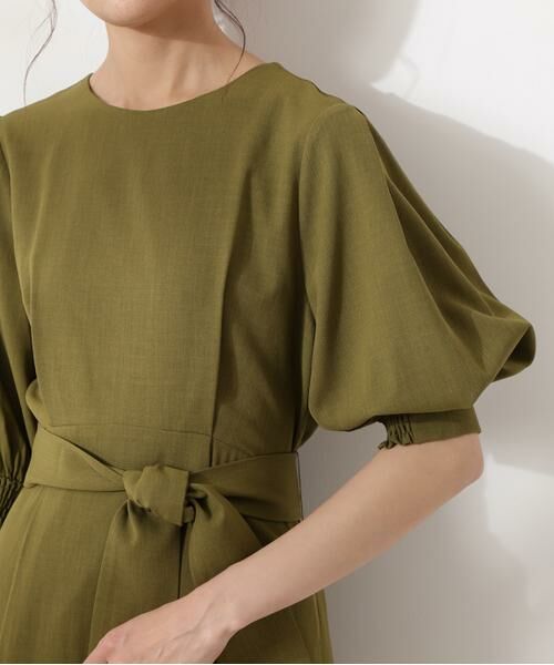 ＊＊N.Natural Beauty Basic / エヌ ナチュラルビューティーベーシック ワンピース | サッシュベルト付ワンピース | 詳細12