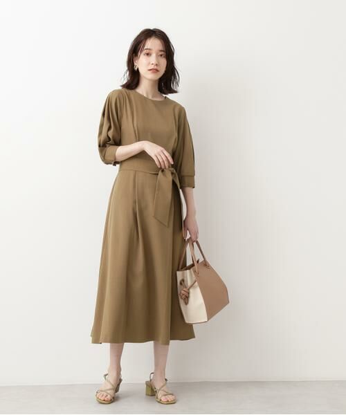 ＊＊N.Natural Beauty Basic / エヌ ナチュラルビューティーベーシック ワンピース | サッシュベルト付ワンピース | 詳細16
