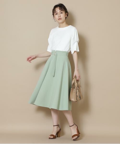 ＊＊N.Natural Beauty Basic / エヌ ナチュラルビューティーベーシック カットソー | パワーショルダーカットソー | 詳細2