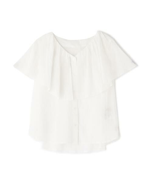 ＊＊N.Natural Beauty Basic / エヌ ナチュラルビューティーベーシック シャツ・ブラウス | コットンシフォンケープブラウス | 詳細1