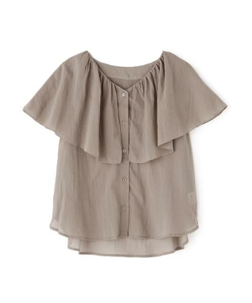 ＊＊N.Natural Beauty Basic / エヌ ナチュラルビューティーベーシック シャツ・ブラウス | コットンシフォンケープブラウス | 詳細6