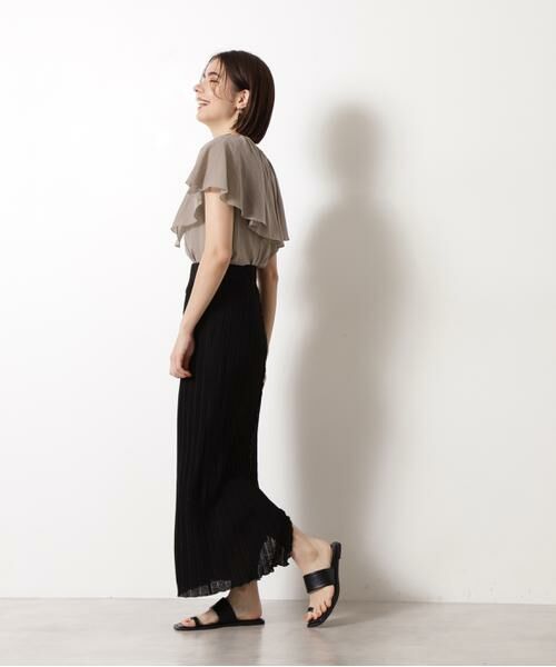 ＊＊N.Natural Beauty Basic / エヌ ナチュラルビューティーベーシック シャツ・ブラウス | コットンシフォンケープブラウス | 詳細8