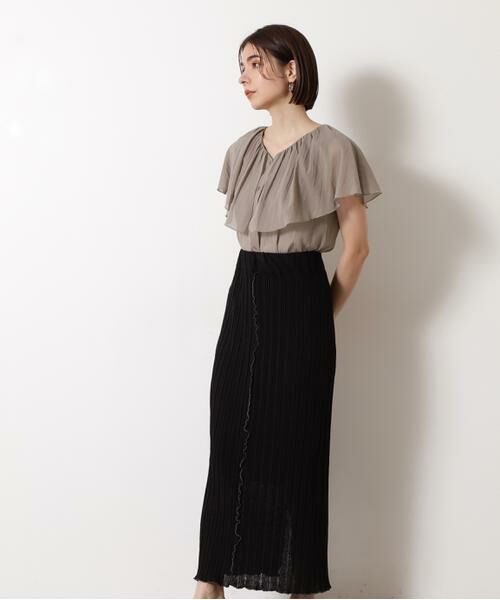 ＊＊N.Natural Beauty Basic / エヌ ナチュラルビューティーベーシック シャツ・ブラウス | コットンシフォンケープブラウス | 詳細9