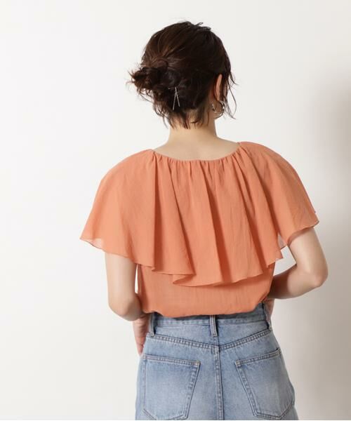 ＊＊N.Natural Beauty Basic / エヌ ナチュラルビューティーベーシック シャツ・ブラウス | コットンシフォンケープブラウス | 詳細16