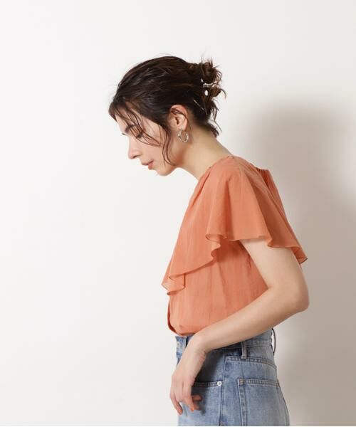 ＊＊N.Natural Beauty Basic / エヌ ナチュラルビューティーベーシック シャツ・ブラウス | コットンシフォンケープブラウス | 詳細17