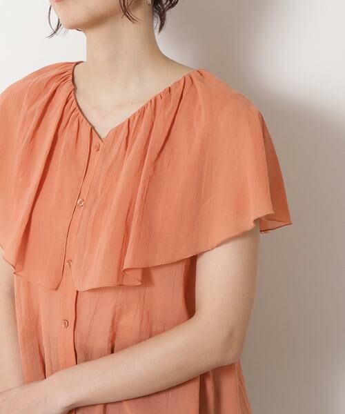 ＊＊N.Natural Beauty Basic / エヌ ナチュラルビューティーベーシック シャツ・ブラウス | コットンシフォンケープブラウス | 詳細18