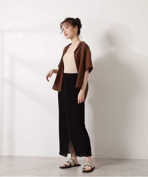 ＊＊N.Natural Beauty Basic / エヌ ナチュラルビューティーベーシック スカート | カットプリーツタイトスカート | 詳細9