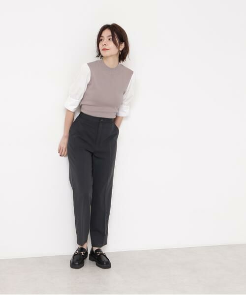 ＊＊N.Natural Beauty Basic / エヌ ナチュラルビューティーベーシック パンツ | センタープレスストレートパンツ | 詳細2