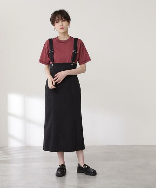 ＊＊N.Natural Beauty Basic / エヌ ナチュラルビューティーベーシック ワンピース | ハイウエストデニムジャンパースカート | 詳細15