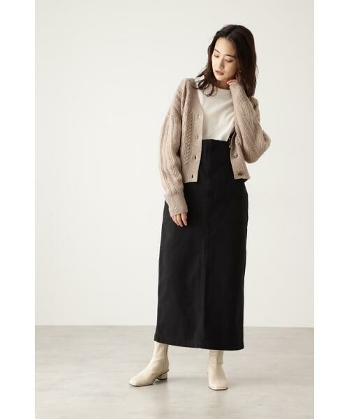 ＊＊N.Natural Beauty Basic / エヌ ナチュラルビューティーベーシック ワンピース | ハイウエストデニムジャンパースカート | 詳細19