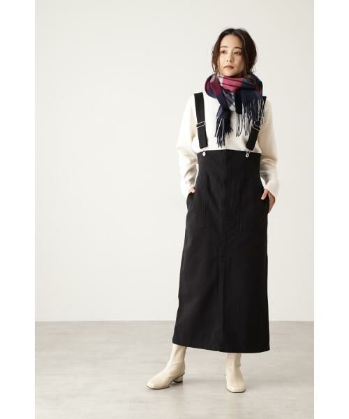 ＊＊N.Natural Beauty Basic / エヌ ナチュラルビューティーベーシック ワンピース | ハイウエストデニムジャンパースカート | 詳細20