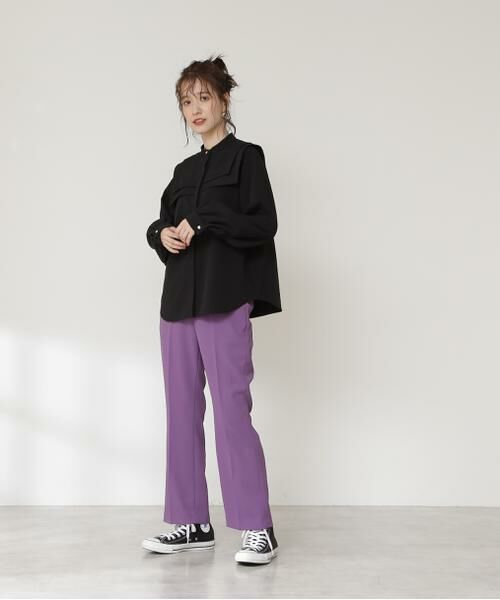 ＊＊N.Natural Beauty Basic / エヌ ナチュラルビューティーベーシック シャツ・ブラウス | ダブルスクエアカラーブラウス | 詳細8