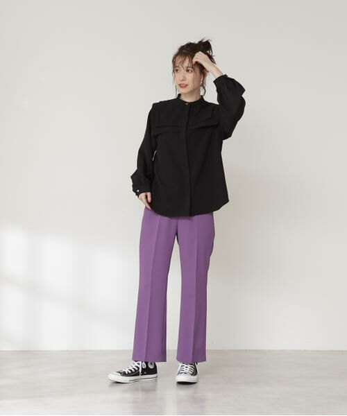 ＊＊N.Natural Beauty Basic / エヌ ナチュラルビューティーベーシック シャツ・ブラウス | ダブルスクエアカラーブラウス | 詳細9