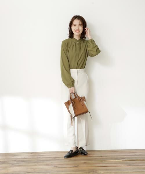 ＊＊N.Natural Beauty Basic / エヌ ナチュラルビューティーベーシック シャツ・ブラウス | キリピコフリルネックブラウス | 詳細3