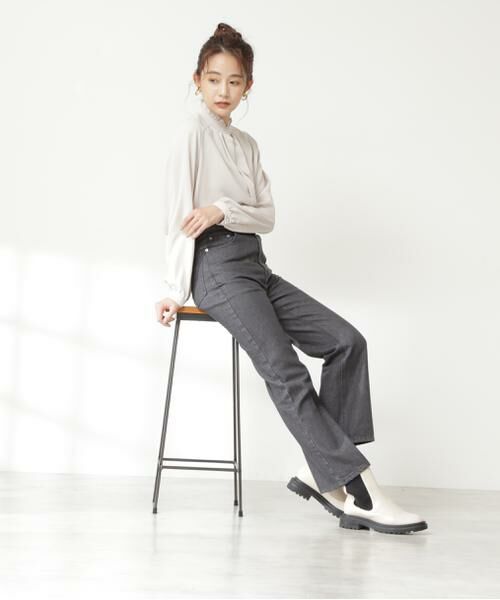 ＊＊N.Natural Beauty Basic / エヌ ナチュラルビューティーベーシック シャツ・ブラウス | キリピコフリルネックブラウス | 詳細7