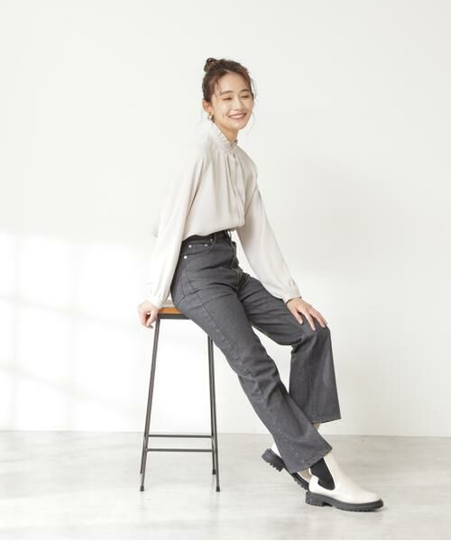 ＊＊N.Natural Beauty Basic / エヌ ナチュラルビューティーベーシック シャツ・ブラウス | キリピコフリルネックブラウス | 詳細8