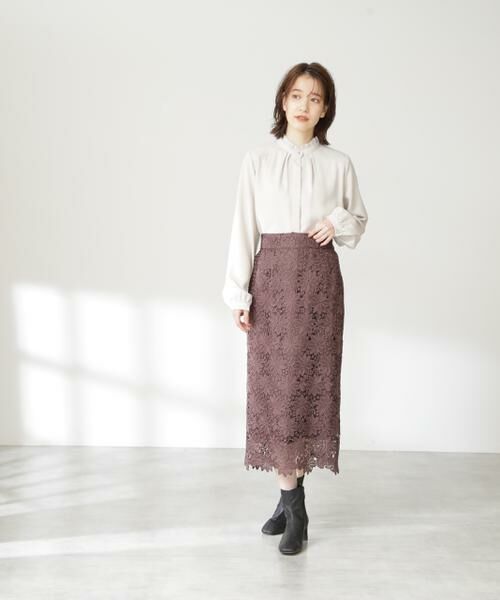 ＊＊N.Natural Beauty Basic / エヌ ナチュラルビューティーベーシック シャツ・ブラウス | キリピコフリルネックブラウス | 詳細10