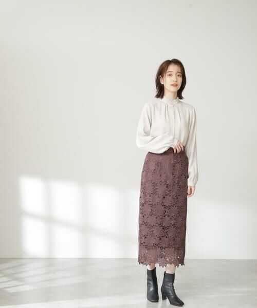 ＊＊N.Natural Beauty Basic / エヌ ナチュラルビューティーベーシック シャツ・ブラウス | キリピコフリルネックブラウス | 詳細11