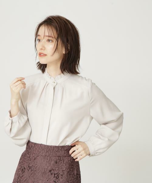 ＊＊N.Natural Beauty Basic / エヌ ナチュラルビューティーベーシック シャツ・ブラウス | キリピコフリルネックブラウス | 詳細12