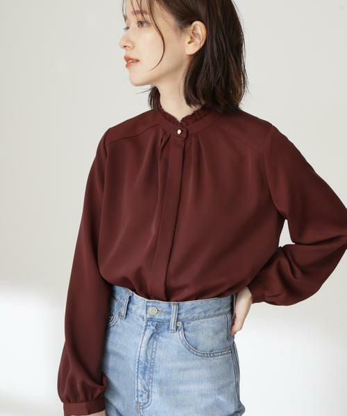 ＊＊N.Natural Beauty Basic / エヌ ナチュラルビューティーベーシック シャツ・ブラウス | キリピコフリルネックブラウス | 詳細24