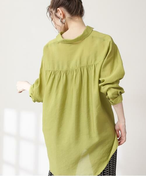 ＊＊N.Natural Beauty Basic / エヌ ナチュラルビューティーベーシック シャツ・ブラウス | シアーロングシャツ | 詳細6